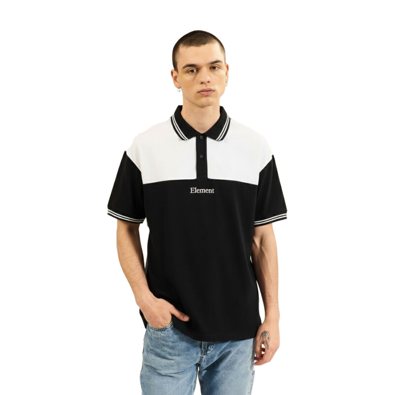 Remera Element Plex Polo - Negro Remera Element Plex Polo - Negro