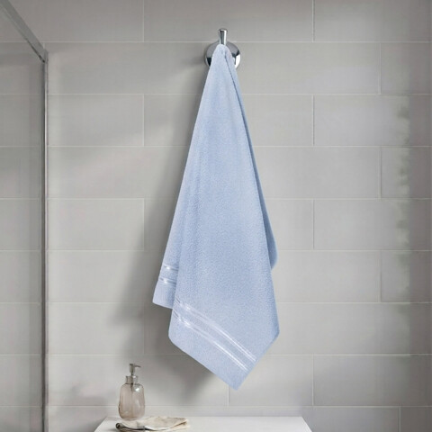 Toalla Mano Dohler Dueto 50 x 70 cm 100% Algodón CELESTE