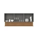 Modulo Aereo Para Cocina Tres Puertas De 150 cms. FREIJO Y GRIS
