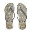 Ojota de Mujer Havaiana Slim Animals Rosado Oro-cafe
