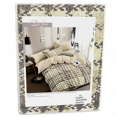 JUEGO DE SABANAS 2 PLAZAS C/ FUNDA PARA ALMOHADA DISEÑOS SURTIDOS 001
