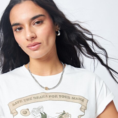 REMERA DRAMA Blanco