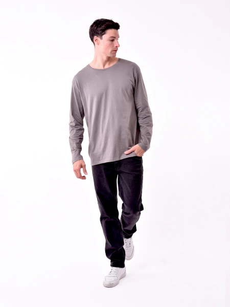 REMERA BONN GRIS OSCURO