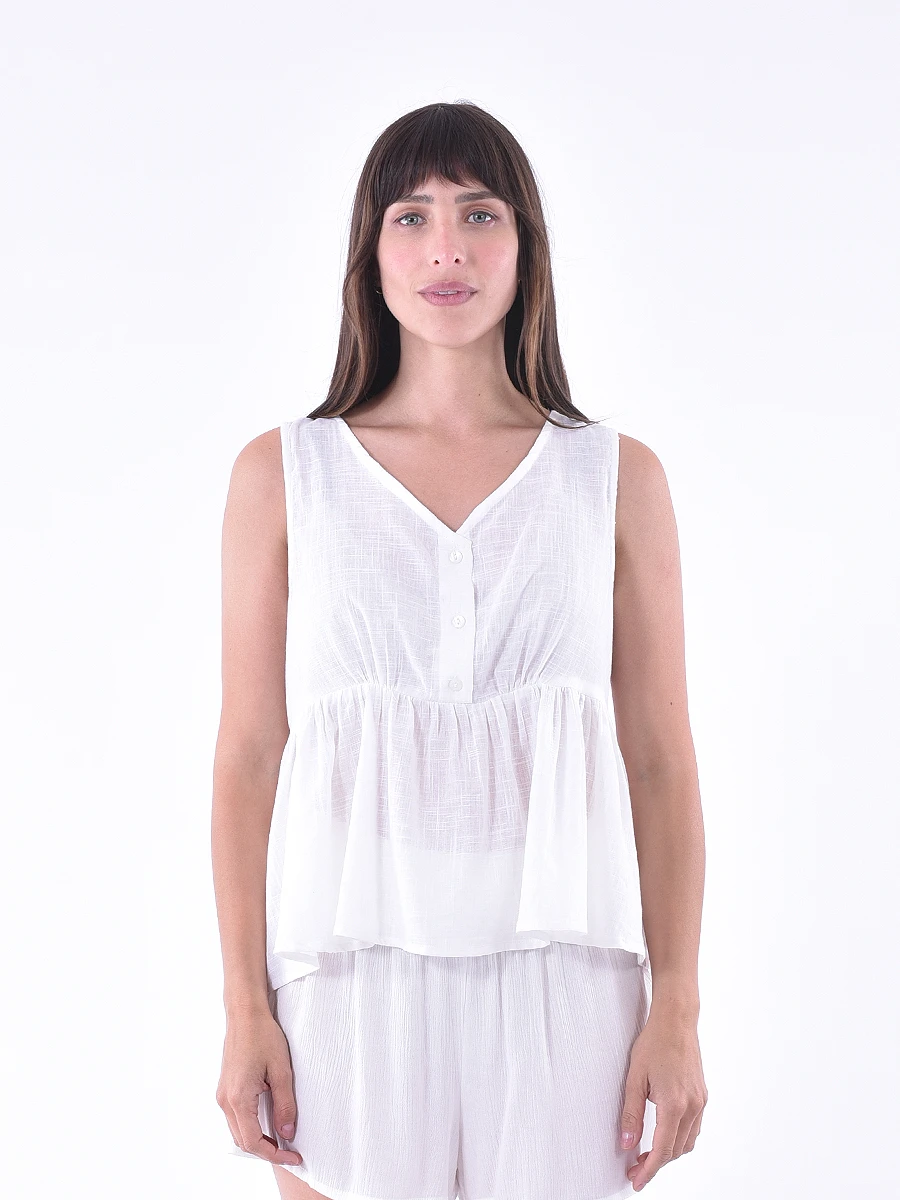 BLUSA MATCHA - BLANCO 