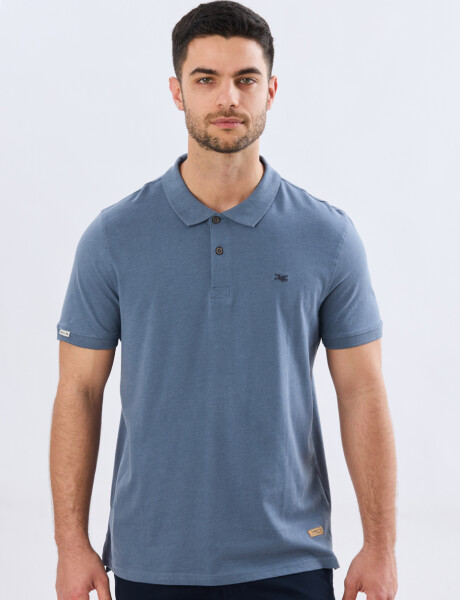 REMERA POLO LISA JERSEY Piedra