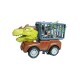 Juguete auto dino marrón