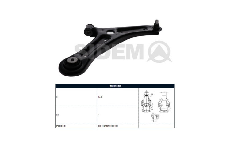 Parilla De Suspension Delantera Ford Ecosport 12-25 Der Parilla De Suspension Delantera Ford Ecosport 12-25 Der