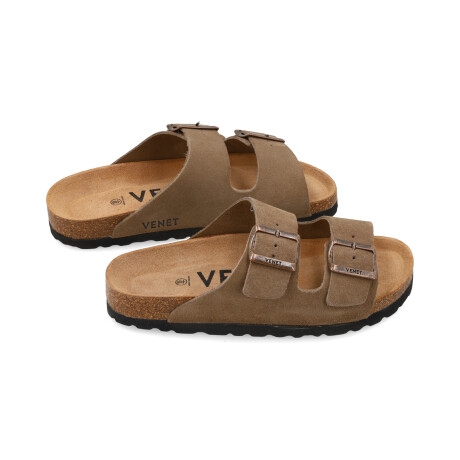 SANDALIAS VENET - CUERO BRUNN VISON