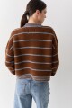 CARDIGAN TERRO TENNIS Chocolate
