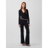 MOD WIDE RIB FLARE PANT BLACK