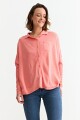 Cardigan con bolsillos ROSADO
