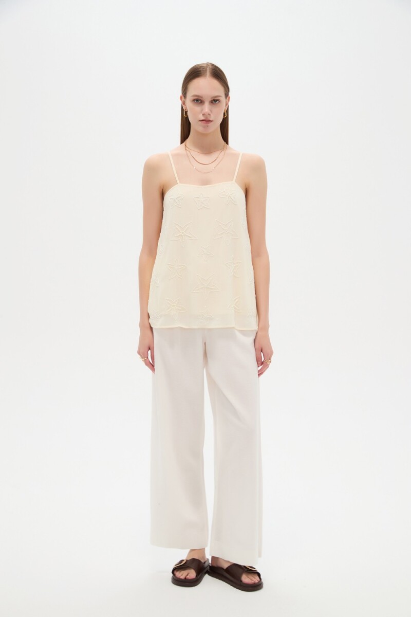 Musculosa Estelu - Marfil / Off White 