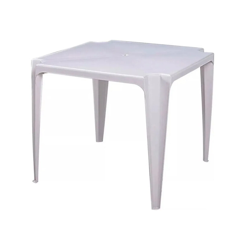 MESA BELA VISTA BLANCA MOR CUADRADA PATAS FIJAS Mesa Bela Vista Blanca Mor Cuadrada Patas Fijas