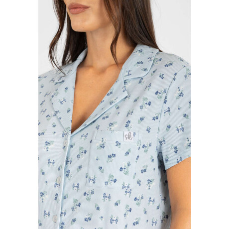 Pijama americano liberty mc Celeste