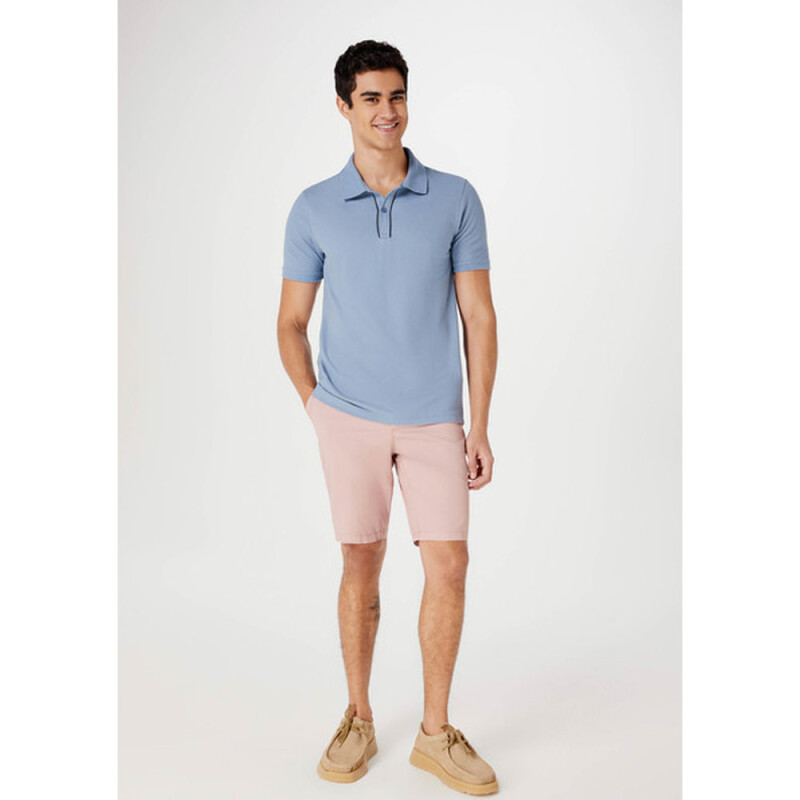 BERMUDA MASC ROSA/GRAFITO