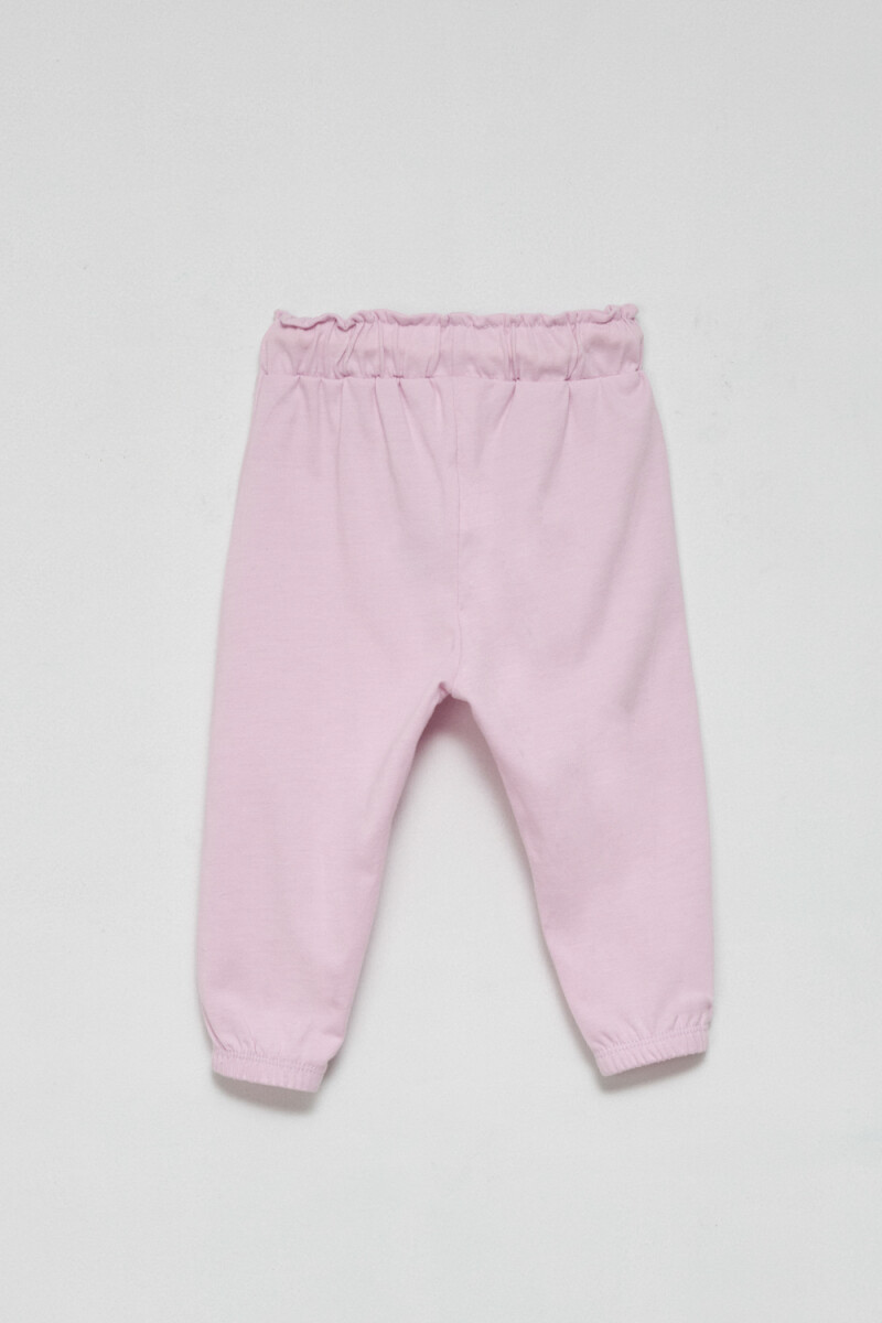 Pantalón deportivo baggy Lila