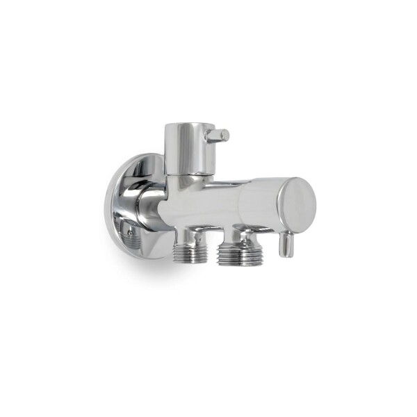 LLAVE PASO DOBLE C 2 LLAVES BCE CROMADO MONTALBO Llave Paso Doble C 2 Llaves Bce Cromado Montalbo