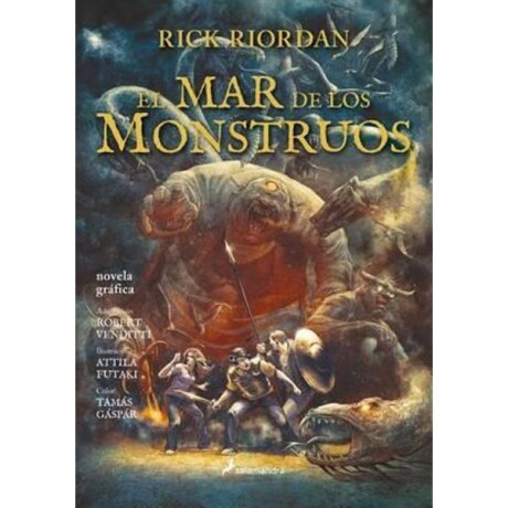 Libro el mar de los monstruos Rick Riordan 001