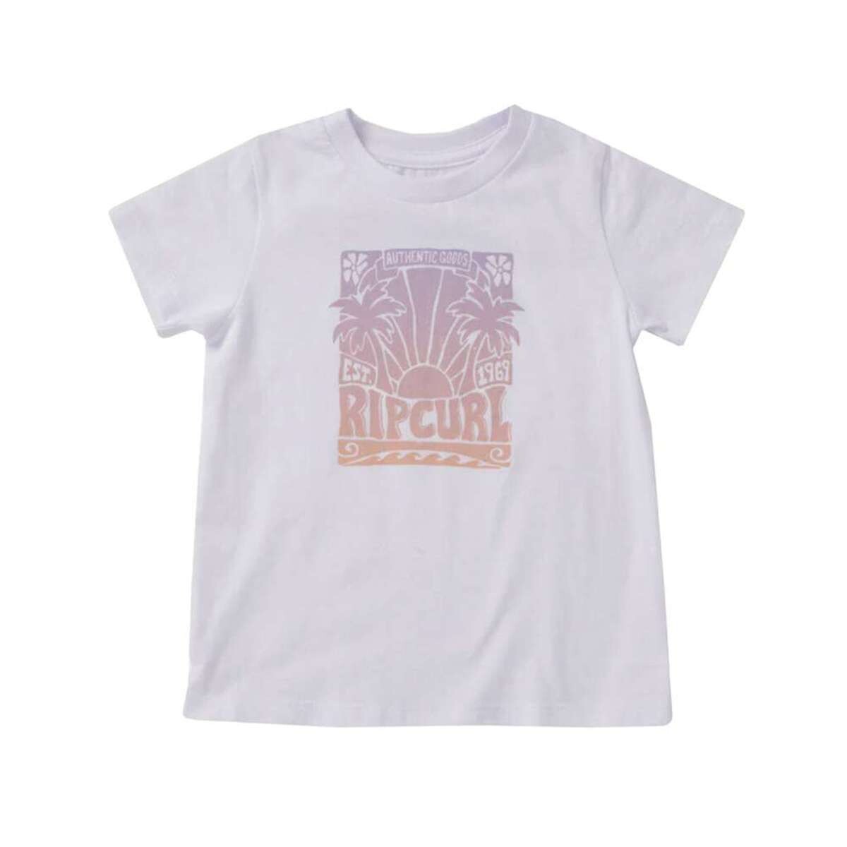 Remera Rip Curl Low Tide Standard - Diseño Palmeras 