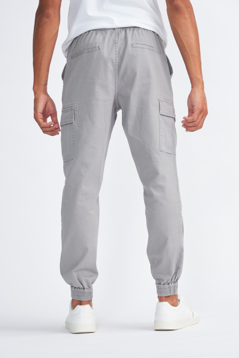 Pantalón cargo jogger Gris