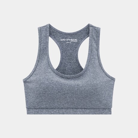 Top Liso de Natación con protección UV GRIS