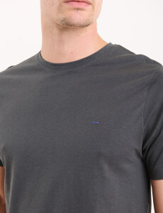 520658 T-SHIRT HARRINGTON LABEL Gris Oscuro