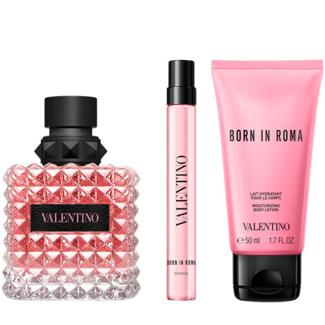 Perfume Valentino Born in Roma Donna 100ml + Body Lotion 50ml + Travel Size 10ml Perfume Valentino Born in Roma Donna 100ml + Body Lotion 50ml + Travel Size 10ml