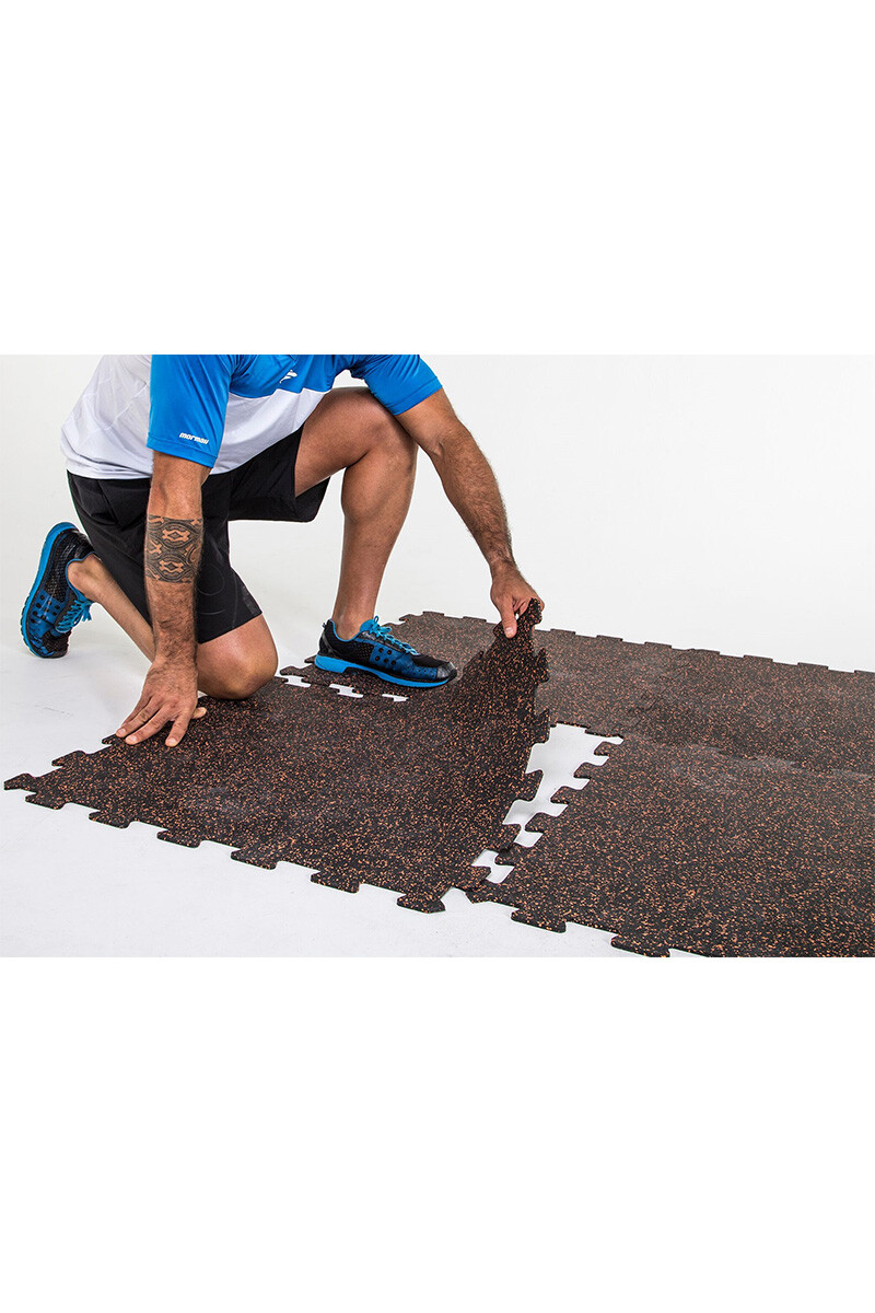 IMPACT SOFT PUZZLE PISO DE GOMA IMPACT SOFT PUZZLE ORANGE 700 X 700 X 6MM (*)