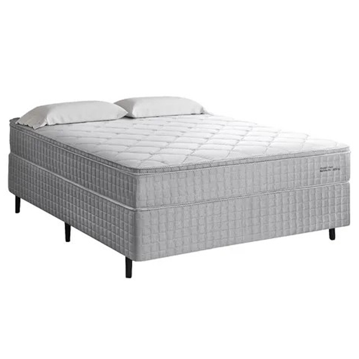 SOMMIER DOS PLAZAS 1.40CM BASE CAMA COLCHÓN BIOTERAPIA 