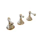 Griferia Bimando De Bidet Cromado-Oro