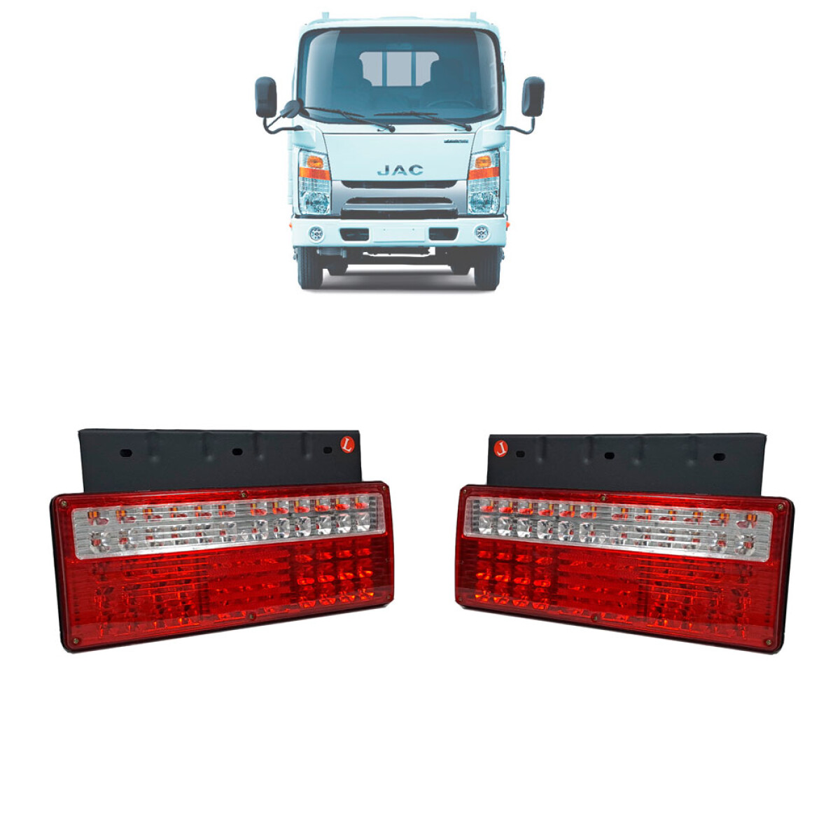 FAROL COMBO KIT FAROLES JSM.077D/I CAMION JAC 