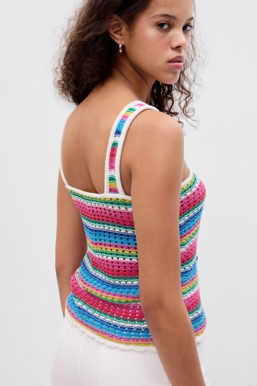 Musculosa Crochet Mujer Sp June Crcht Multi
