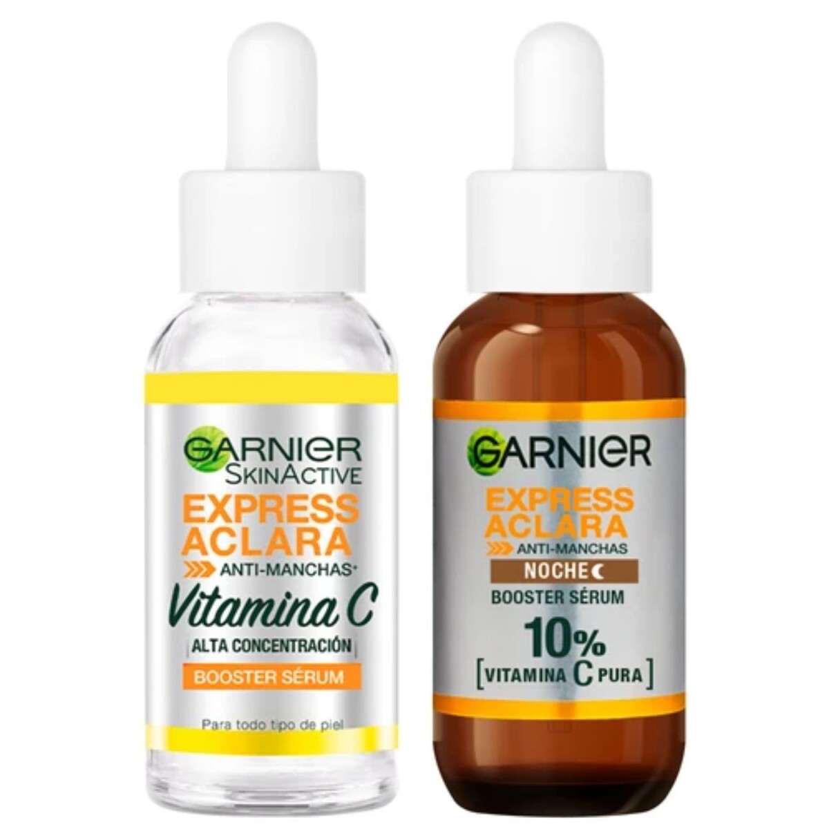 Pack Serum Garnier Aclara Noche 30ml + Sérum Aclara Día 30ml 