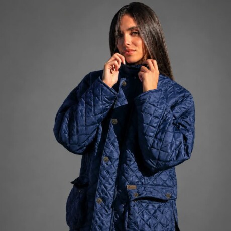 Campera Capitoneada Dama Azul