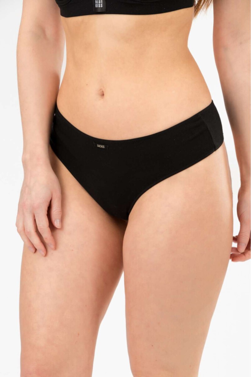 Culotteless algodon lycra - Negro 