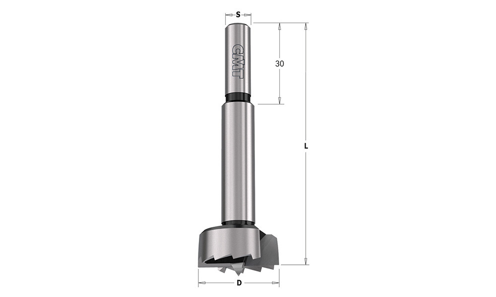 Broca tipo FORSTNER KSS 537.550.31 55mm Broca Tipo Forstner Kss 537.550.31 55mm