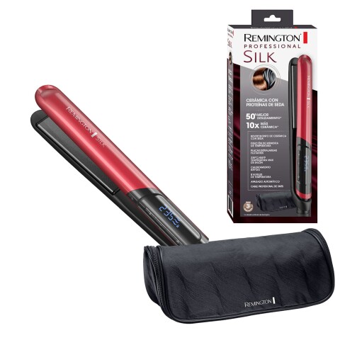 Alisador De Pelo Remigton S-9600 Silk Ceramica Avanzada Con Seda Alisador De Pelo Remigton S-9600 Silk Ceramica Avanzada Con Seda
