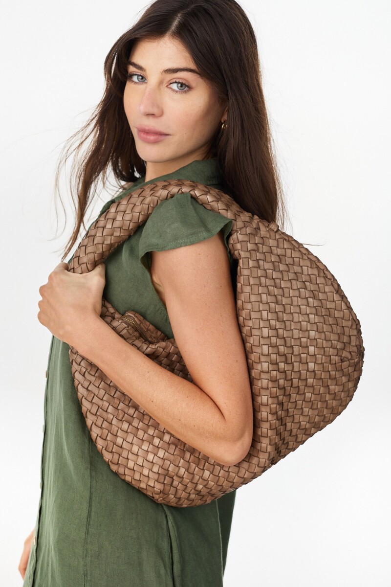 Hobo Leather Bag Vison