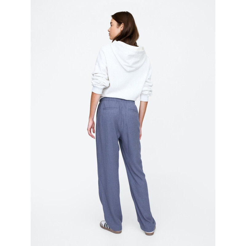 V-LINEN EASY PANT VINTAGE INDIGO 19-3929