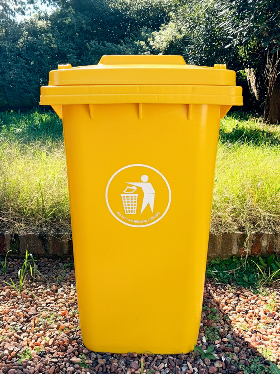 CONTENEDOR PARA RESIDUOS 120L amarillo