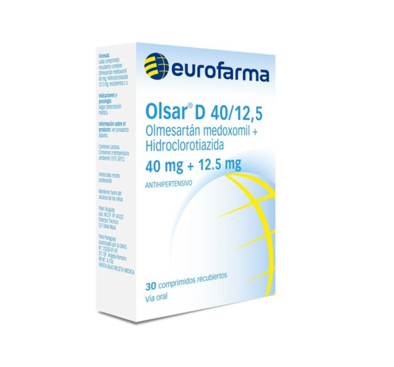 Olsar D 40/12.5mg 30 Comprimidos 