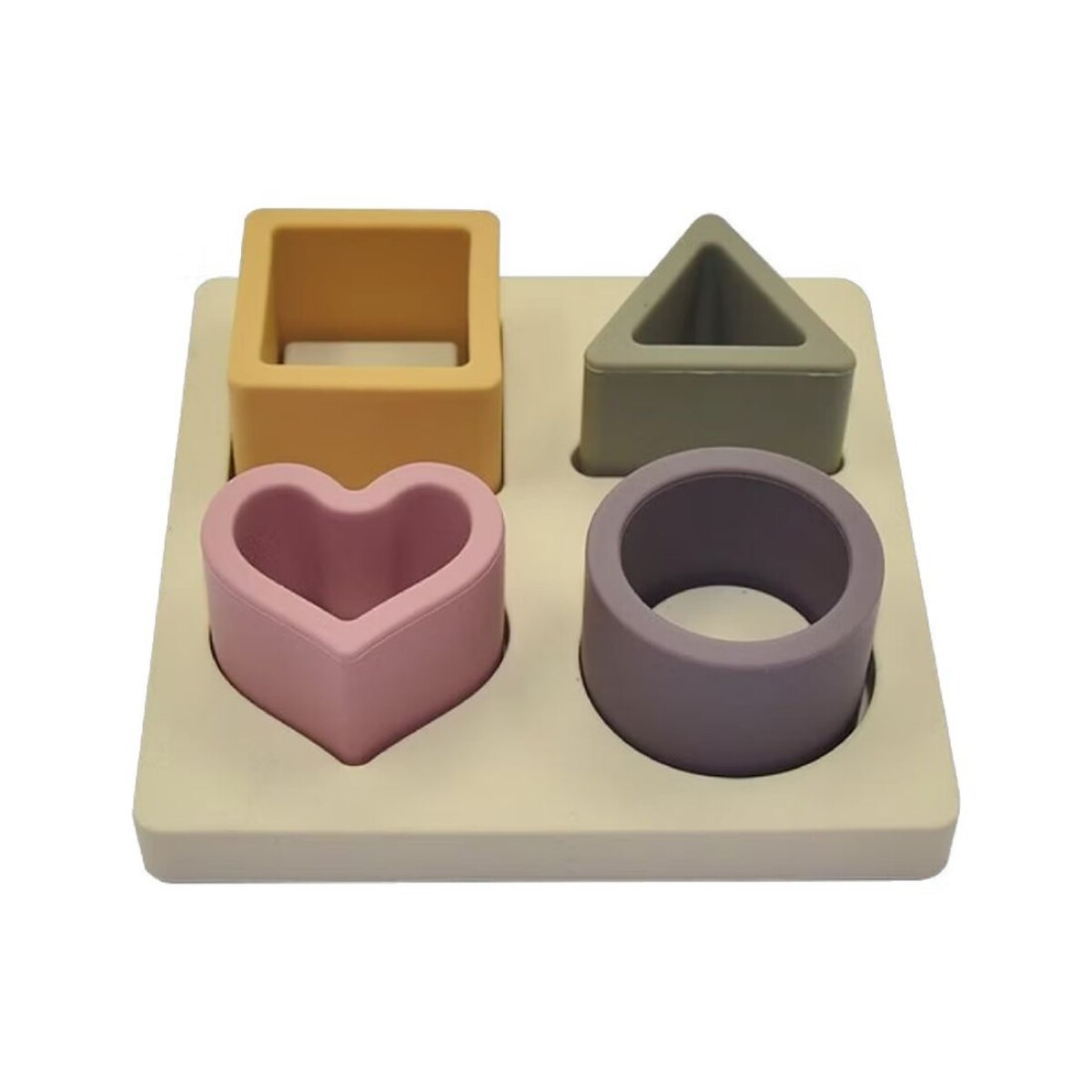 Puzzle sensorial de silicona - Formas 1040001 