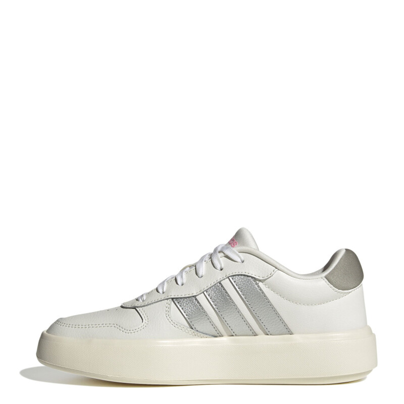 Championes de Mujer Adidas Lite Court W Blanco - Plateado