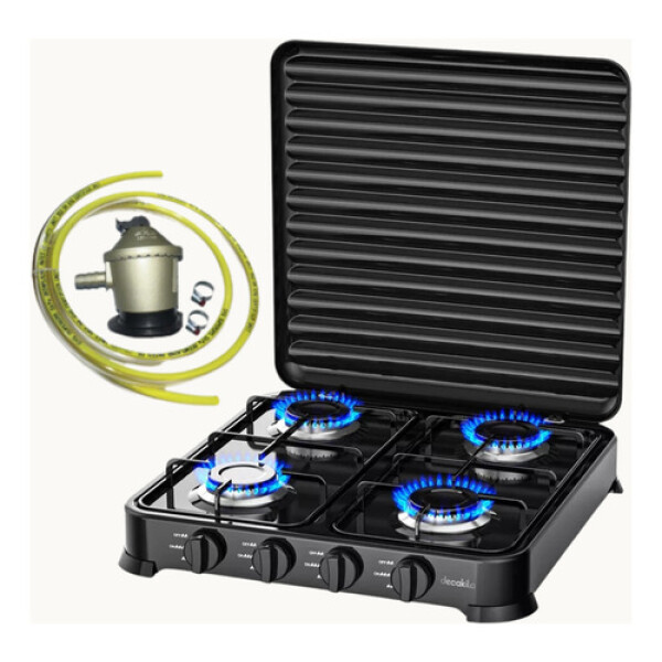 ANAFE COCINILLA COCINA A GAS DECAKILA 4HORNALLAS + VALVULA ANAFE COCINILLA COCINA A GAS DECAKILA 4HORNALLAS + VALVULA