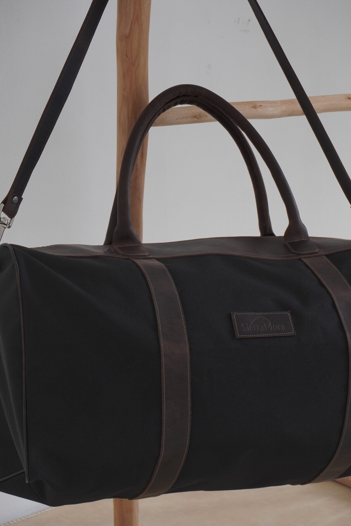 Bolso Sport XL Chocolate / Negro