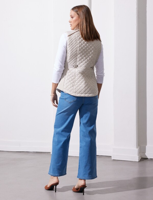 Chaleco Capitoneado BEIGE