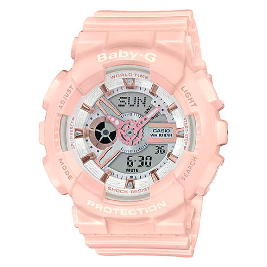Reloj CASIO BABY-G BA110RG-4ADR en Resina Rosa Esfera 46mm 0