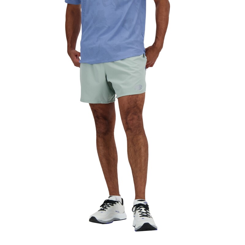 Short New Balance de Hombre - 5INCH - MS21268JIR GREEN