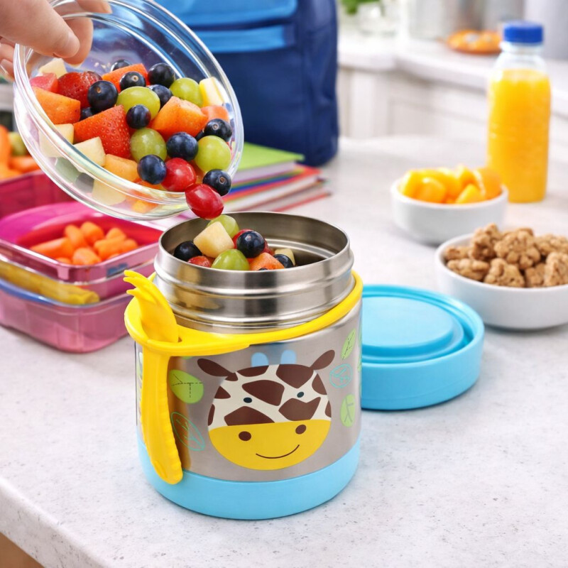 Termo para Comida en Acero Inox. Skip Hop Jirafa