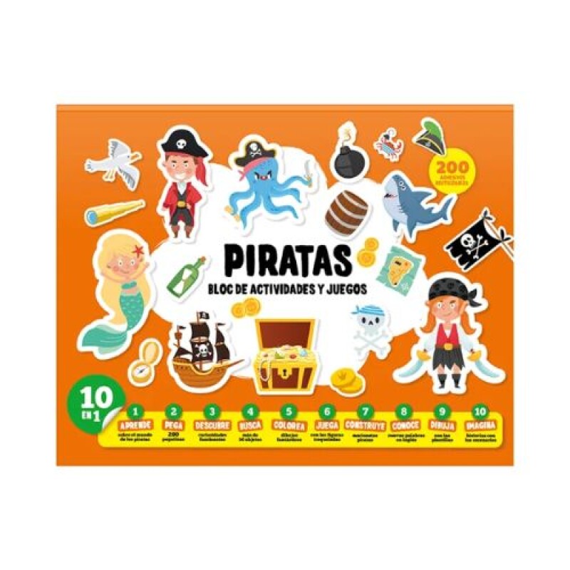 Block de actividades y juegos Imagiland Piratas Block De Actividades Y Juegos Imagiland Piratas